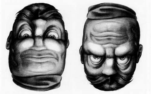 Ters Yüz Portre (Reversible Head) İllüzyonu